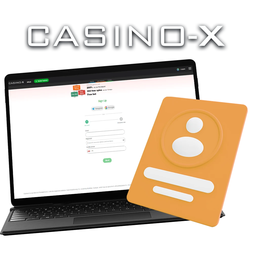 Casino-X is committed to providing a safe and legal gaming experience, which is why it is important to register an account.