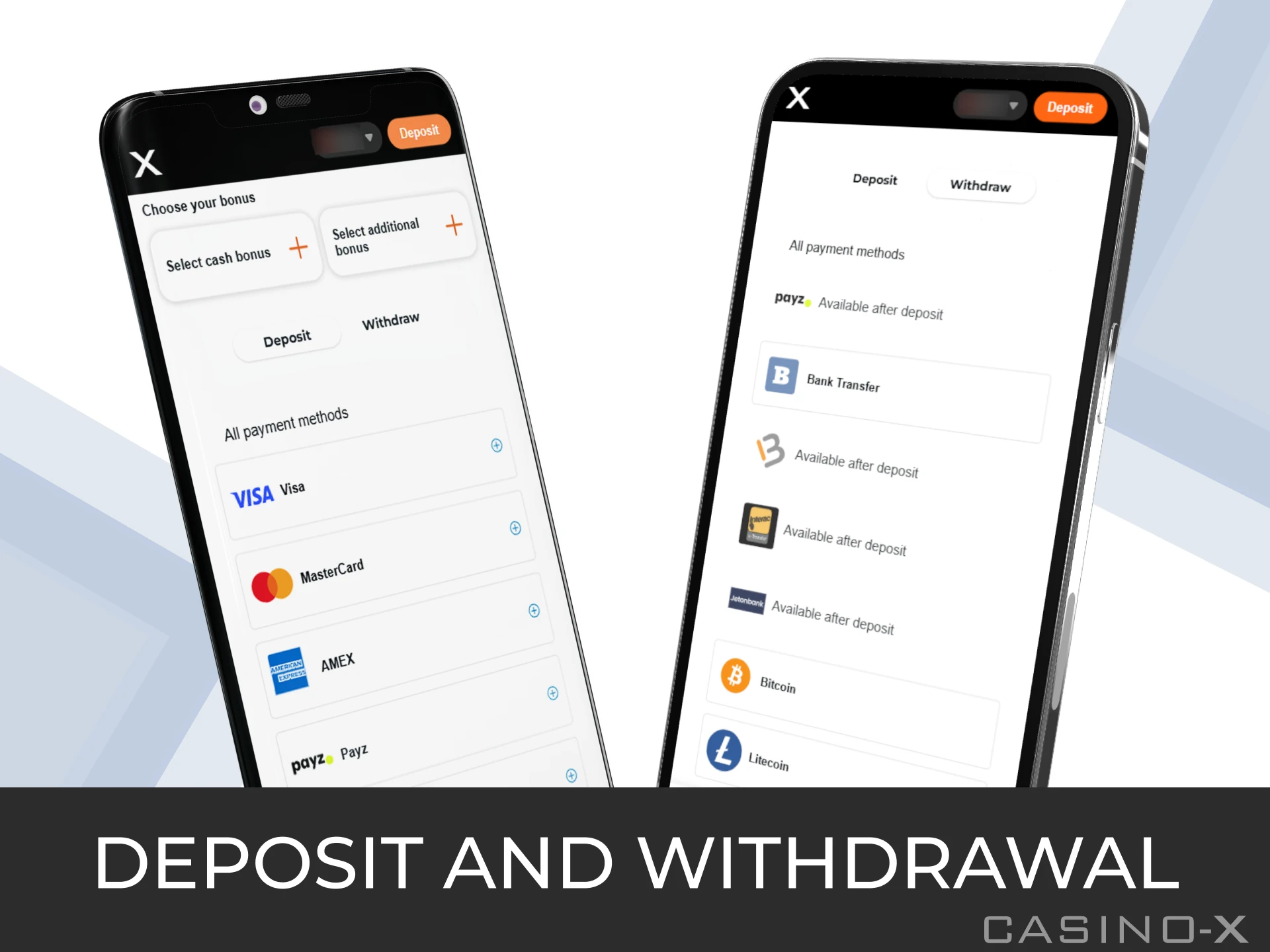 Casino-X app provides a convenient and secure way to deposit and withdraw funds.