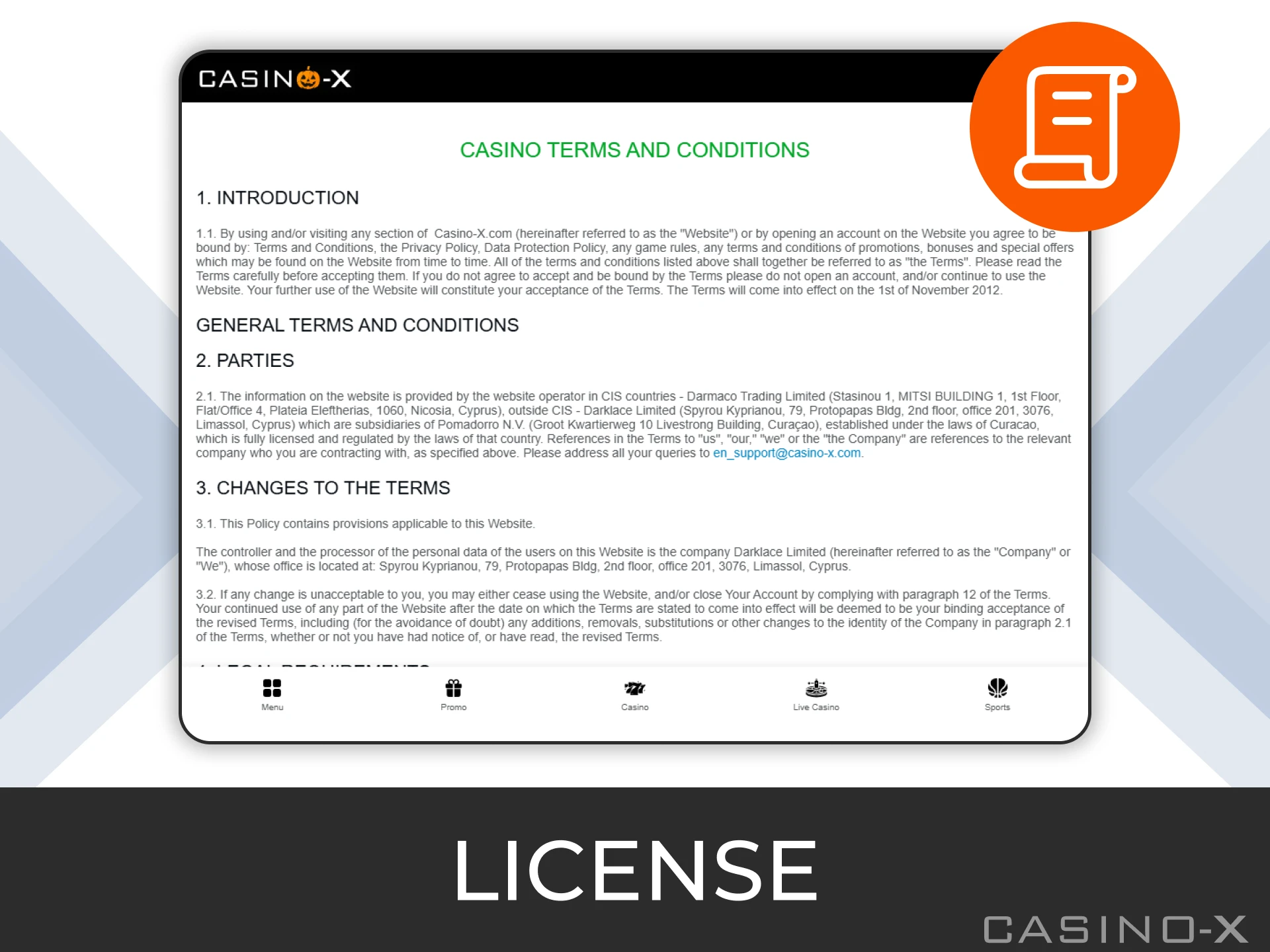 At Casino-X, we are committed to responsible gaming and adhering to all applicable regulations.