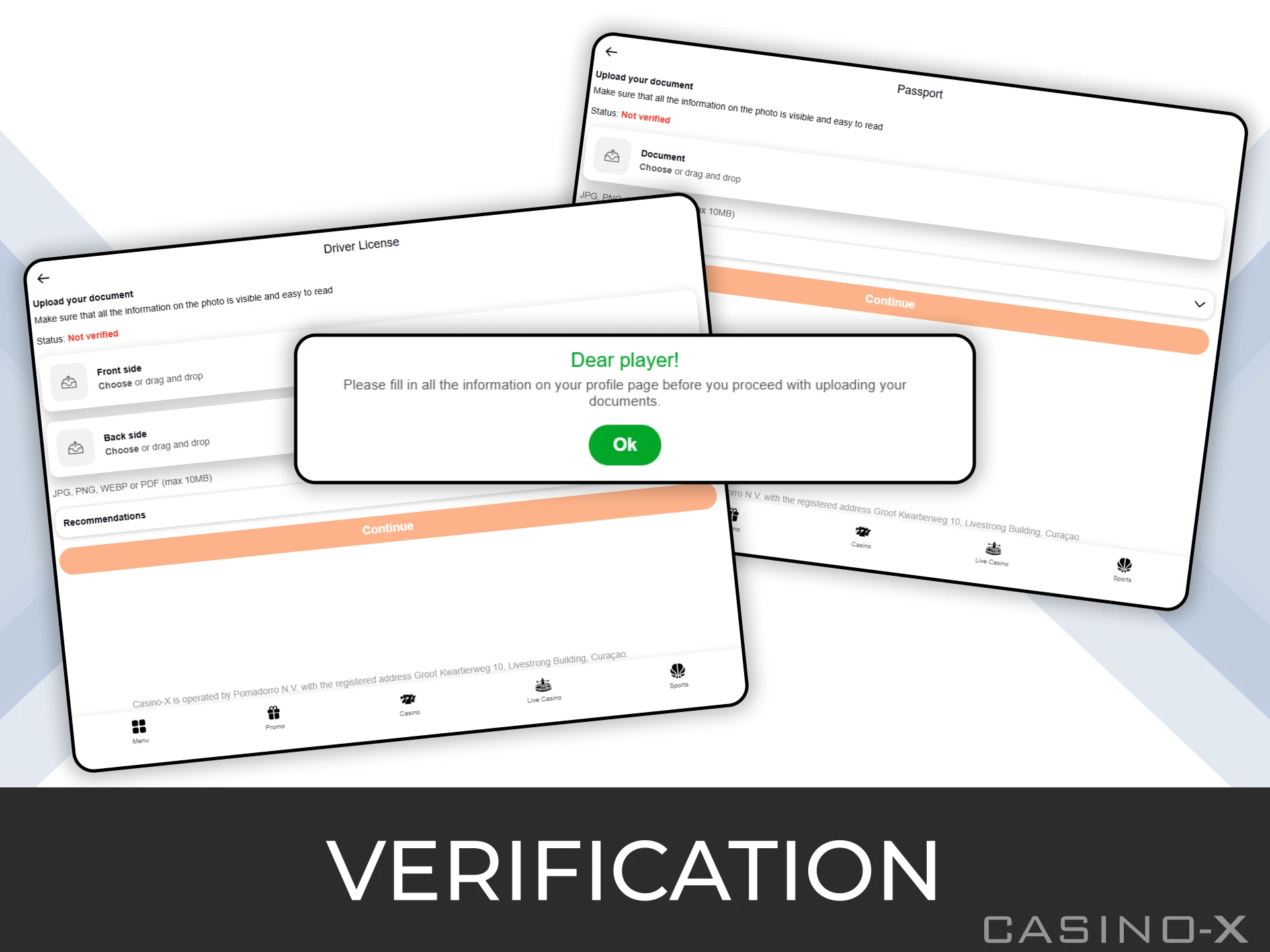 Verifying your Casino-X account helps to ensure a safe and fair gaming environment for everyone.